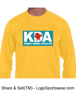 Augusta Adult Wicking Long Sleeve T-shirt Design Zoom
